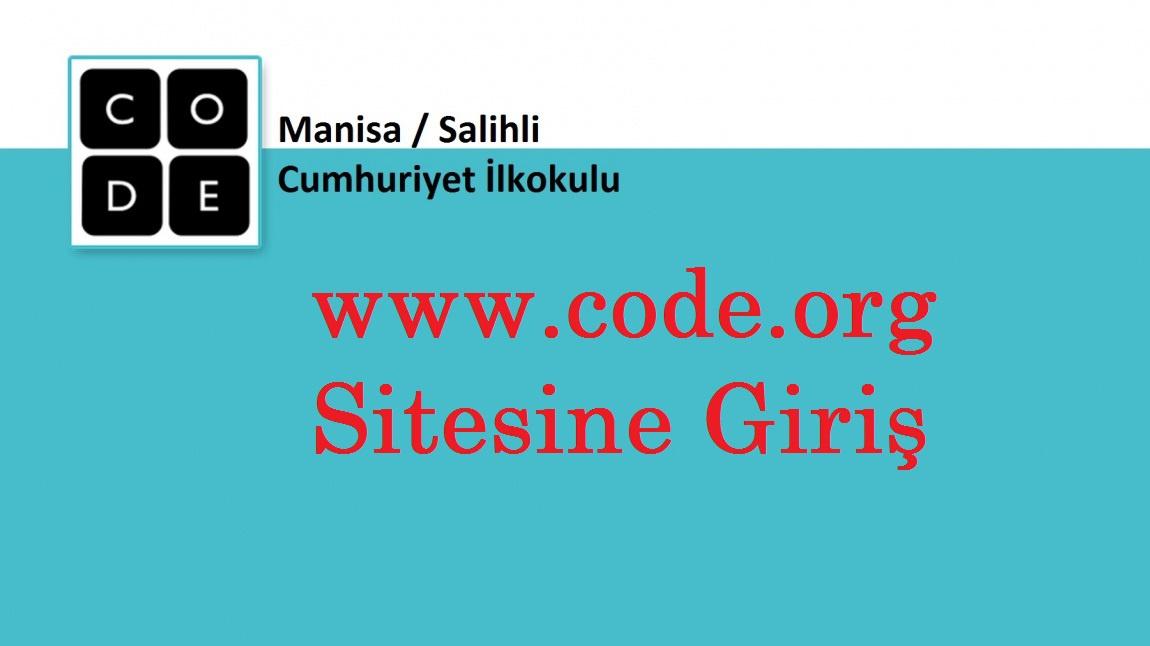 www.code.org Sitesine Giriş Videosu Yayınlandı.